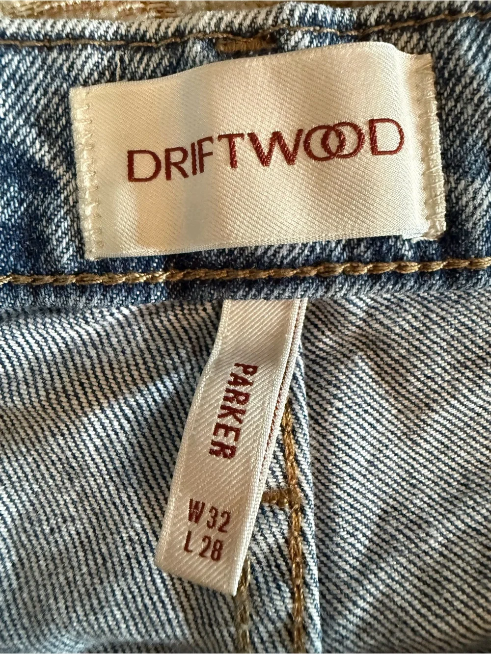 Driftwood Parker Light Blue Embroidered Women’s Jeans